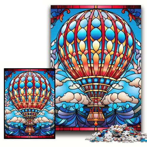 Puzzle für Erwachsene, 1000-teiliges Heißluftballon-Puzzle aus Pappe für Erwachsene, 26x38cm, interaktives Familienspiel, Denksportaufgabe, Lernspielzeug Puzzle für Erwachsene, 1000-teiliges Heißluftballon-Puzzle aus Pappe für Erwachsene, 26x38cm, interaktives Familienspiel, Denksportaufgabe, Lernspielzeug von ZKYUBEK
