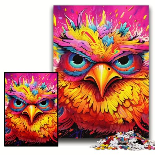 Puzzle für Erwachsene, 1000-teiliges Holzpuzzle „Gelber Vogel“ für Erwachsene, 50x75cm, interaktives Familienspiel, Denksportaufgabe, Lernspielzeug Puzzle für Erwachsene, 1000-teiliges Holzpuzzle „Gelber Vogel“ für Erwachsene, 50x75cm, interaktives Familienspiel, Denksportaufgabe, Lernspielzeug von ZKYUBEK