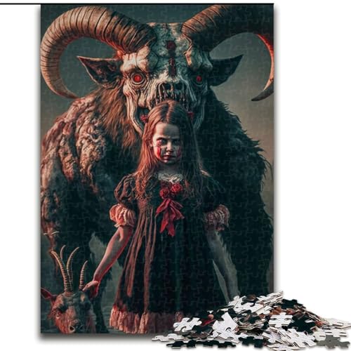 Puzzle für Erwachsene, 1000-teiliges Holzpuzzle Ziegenteufel in der Größe 50x75cm für Jugendliche und Teenager, ideales Geburtstags Puzzle für Erwachsene, 1000-teiliges Holzpuzzle Ziegenteufel in der Größe 50x75cm für Jugendliche und Teenager, ideales Geburtstags von ZKYUBEK