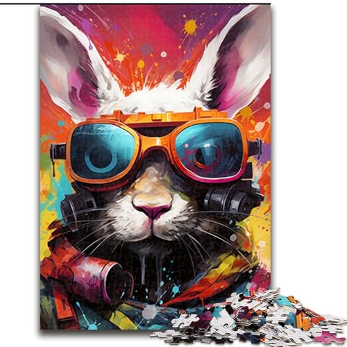 Puzzle für Erwachsene, 1000-teiliges Kaninchen-Holzpuzzle, Größe 50x75cm, für Reiseliebhaber und Paare, anspruchsvolles Spielzeug Puzzle für Erwachsene, 1000-teiliges Kaninchen-Holzpuzzle, Größe 50x75cm, für Reiseliebhaber und Paare, anspruchsvolles Spielzeug von ZKYUBEK