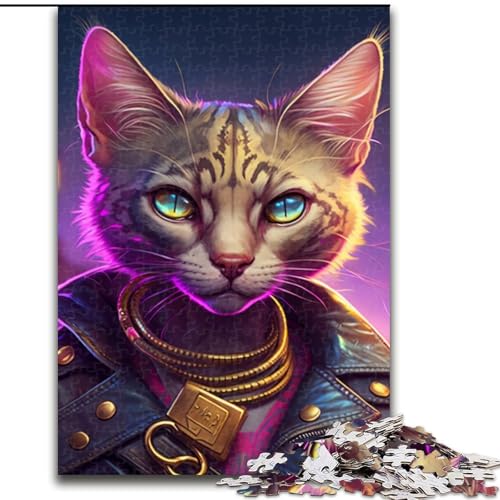 Puzzle für Erwachsene, 1000-teiliges Katzen-Holzpuzzle, Größe 50x75cm, anspruchsvolles Denkspiel für Teenager, Spaß für den Familienspieleabend Puzzle für Erwachsene, 1000-teiliges Katzen-Holzpuzzle, Größe 50x75cm, anspruchsvolles Denkspiel für Teenager, Spaß für den Familienspieleabend von ZKYUBEK