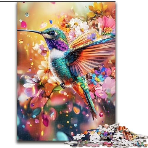 Puzzle für Erwachsene, 1000-teiliges Kolibri-Holzpuzzle für Erwachsene, 26x38cm, Denksportaufgabe, Spiel für Erwachsene, interaktive Familienaktivität Puzzle für Erwachsene, 1000-teiliges Kolibri-Holzpuzzle für Erwachsene, 26x38cm, Denksportaufgabe, Spiel für Erwachsene, interaktive Familienaktivität von ZKYUBEK