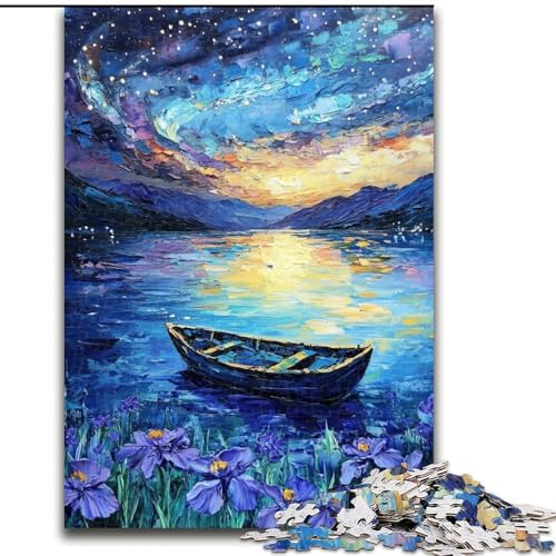 Puzzle für Erwachsene, 1000-teiliges Nordlicht-Holzpuzzle für Erwachsene, 26x38cm, Denksportaufgabe und Heimdekoration Puzzle für Erwachsene, 1000-teiliges Nordlicht-Holzpuzzle für Erwachsene, 26x38cm, Denksportaufgabe und Heimdekoration von ZKYUBEK