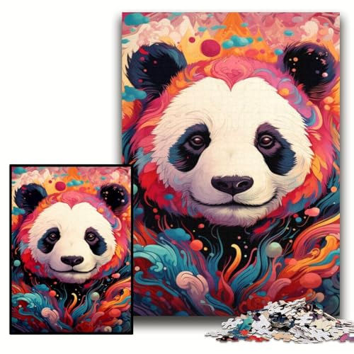 Puzzle für Erwachsene, 1000-teiliges Panda-Kunstpuzzle für Erwachsene, 50x75cm, Eltern, Partner, Freunde – ab 14 Jahren Puzzle für Erwachsene, 1000-teiliges Panda-Kunstpuzzle für Erwachsene, 50x75cm, Eltern, Partner, Freunde – ab 14 Jahren von ZKYUBEK