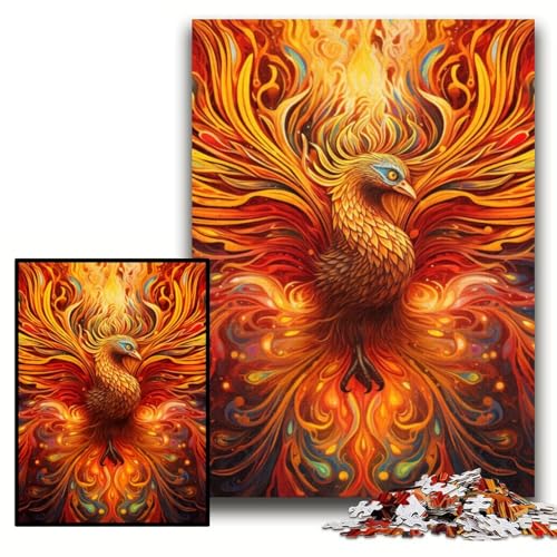 Puzzle für Erwachsene, 1000-teiliges Phönix-Puzzle für Erwachsene, 26x38cm, Eltern, Partner, Freunde – ab 14 Jahren Puzzle für Erwachsene, 1000-teiliges Phönix-Puzzle für Erwachsene, 26x38cm, Eltern, Partner, Freunde – ab 14 Jahren von ZKYUBEK