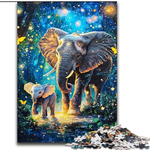 Puzzle für Erwachsene, 1000-teiliges Schmetterlings-Elefanten-Holzpuzzle für Erwachsene, 50x75cm, Denksportaufgabe, Spiel für Erwachsene, interaktive Familienaktivität Puzzle für Erwachsene, 1000-teiliges Schmetterlings-Elefanten-Holzpuzzle für Erwachsene, 50x75cm, Denksportaufgabe, Spiel für Erwachsene, interaktive Familienaktivität von ZKYUBEK