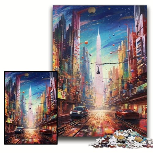 Puzzle für Erwachsene, 1000-teiliges Sportwagen-Holzpuzzle für Erwachsene, 50x75cm, interaktives Familienspiel, Denksportaufgabe, Lernspielzeug von ZKYUBEK
