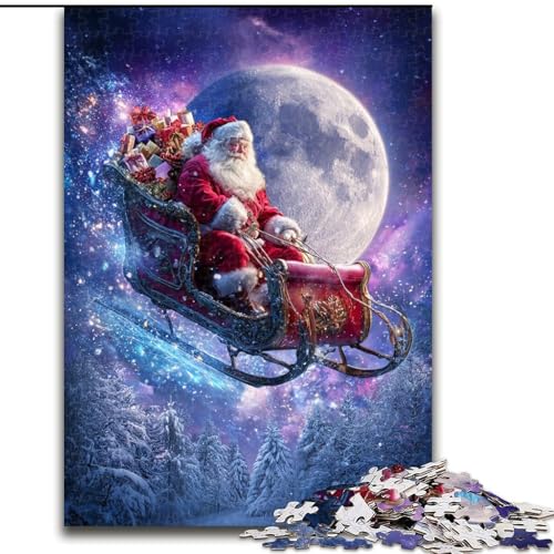 Puzzle für Erwachsene, 1000-teiliges Weihnachtsmann-Holzpuzzle, 26x38cm, für Jugendliche und Teenager, ideales Geburtstags Puzzle für Erwachsene, 1000-teiliges Weihnachtsmann-Holzpuzzle, 26x38cm, für Jugendliche und Teenager, ideales Geburtstags von ZKYUBEK