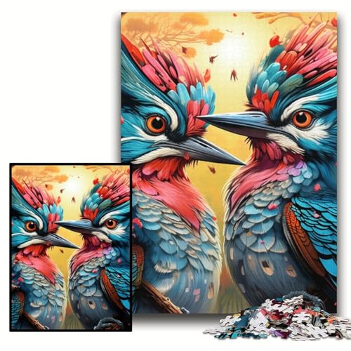Puzzle für Erwachsene, 1000-teiliges buntes Specht-Puzzle für Erwachsene, 50x75cm, entspannende Unterhaltung, Heimdekoration Puzzle für Erwachsene, 1000-teiliges buntes Specht-Puzzle für Erwachsene, 50x75cm, entspannende Unterhaltung, Heimdekoration von ZKYUBEK