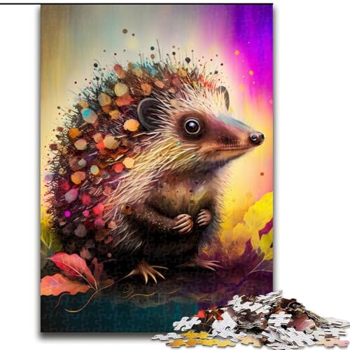 Puzzle für Erwachsene, Fantasie-Igel, Holzpuzzle, Größe 50x75cm, pädagogisches Denkspiel, künstlerische Heim- und Bürodekoration, ab 14 Jahren Puzzle für Erwachsene, Fantasie-Igel, Holzpuzzle, Größe 50x75cm, pädagogisches Denkspiel, künstlerische Heim- und Bürodekoration, ab 14 Jahren von ZKYUBEK