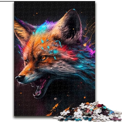 Puzzle für Erwachsene, Fantasy-Fuchs, Holzpuzzle, Größe 50x75cm, pädagogisches Denkspiel, künstlerische Heim- und Bürodekoration, ab 14 Jahren Puzzle für Erwachsene, Fantasy-Fuchs, Holzpuzzle, Größe 50x75cm, pädagogisches Denkspiel, künstlerische Heim- und Bürodekoration, ab 14 Jahren von ZKYUBEK