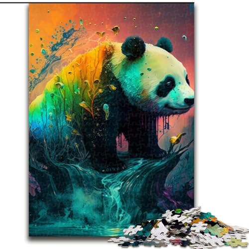 Puzzle für Erwachsene, Fantasy-Panda, Holzpuzzle, Größe 50x75cm, pädagogisches Denkspiel, künstlerische Heim- und Bürodekoration, ab 14 Jahren Puzzle für Erwachsene, Fantasy-Panda, Holzpuzzle, Größe 50x75cm, pädagogisches Denkspiel, künstlerische Heim- und Bürodekoration, ab 14 Jahren von ZKYUBEK