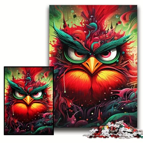 Puzzle für Erwachsene, Farbiger Vogel, Holzpuzzle, 50x75cm, Weihnachten, Halloween, Ostern, Neujahr Puzzle für Erwachsene, Farbiger Vogel, Holzpuzzle, 50x75cm, Weihnachten, Halloween, Ostern, Neujahr von ZKYUBEK