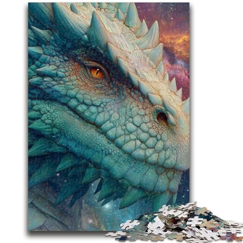 Puzzle für Erwachsene, Fliegender Drache, Lernspielzeug, einzigartige Heimdekoration und Geschenke für Kinder ab 14 Jahren, 26x38cm von ZKYUBEK