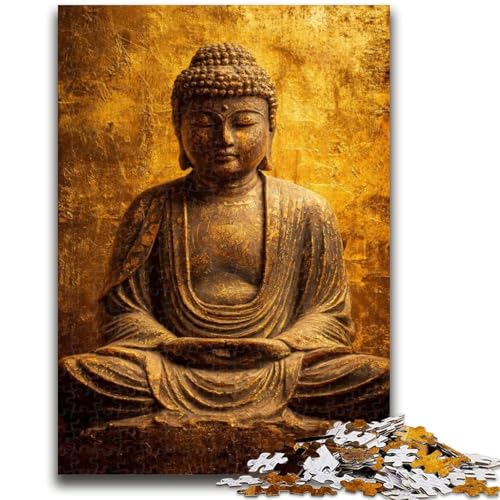 Puzzle für Erwachsene, Goldener Buddha, Lernspielzeug, einzigartige Heimdekoration und Geschenke für Kinder ab 14 Jahren, 26x38cm Puzzle für Erwachsene, Goldener Buddha, Lernspielzeug, einzigartige Heimdekoration und Geschenke für Kinder ab 14 Jahren, 26x38cm von ZKYUBEK