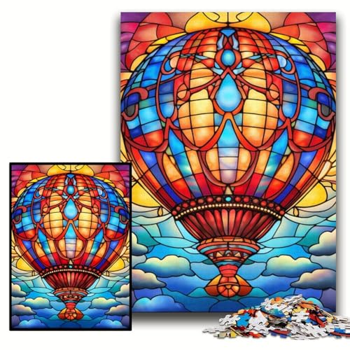Puzzle für Erwachsene, Heißluftballon-Puzzle für Erwachsene, 50x75cm, anspruchsvolles DIY-Denkspiel, perfektes Familienspiel oder dekoratives Geschenk Puzzle für Erwachsene, Heißluftballon-Puzzle für Erwachsene, 50x75cm, anspruchsvolles DIY-Denkspiel, perfektes Familienspiel oder dekoratives Geschenk von ZKYUBEK