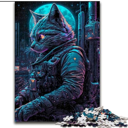 Puzzle für Erwachsene, Katze und Mensch, Puzzles für Erwachsene, Größe 50x75cm, pädagogisches Denkspiel, künstlerische Heim- und Bürodekoration, ab 14 Jahren Puzzle für Erwachsene, Katze und Mensch, Puzzles für Erwachsene, Größe 50x75cm, pädagogisches Denkspiel, künstlerische Heim- und Bürodekoration, ab 14 Jahren von ZKYUBEK