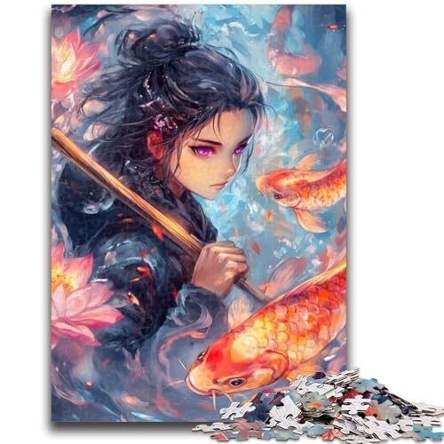 Puzzle für Erwachsene, Koi-Lernspielzeug, einzigartige Heimdekoration und Geschenke für Kinder ab 14 Jahren, 50x75cm Puzzle für Erwachsene, Koi-Lernspielzeug, einzigartige Heimdekoration und Geschenke für Kinder ab 14 Jahren, 50x75cm von ZKYUBEK
