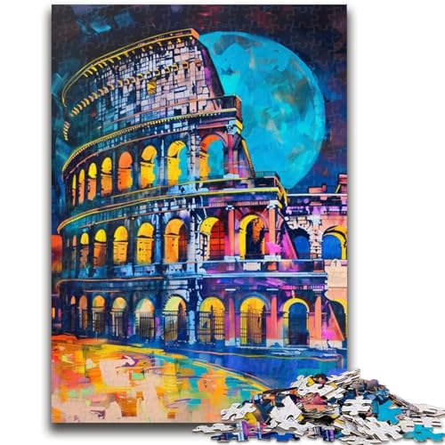 Puzzle für Erwachsene, Kolosseum, Lernspielzeug, einzigartige Heimdekoration und Geschenke für Kinder ab 14 Jahren, 50x75cm Puzzle für Erwachsene, Kolosseum, Lernspielzeug, einzigartige Heimdekoration und Geschenke für Kinder ab 14 Jahren, 50x75cm von ZKYUBEK