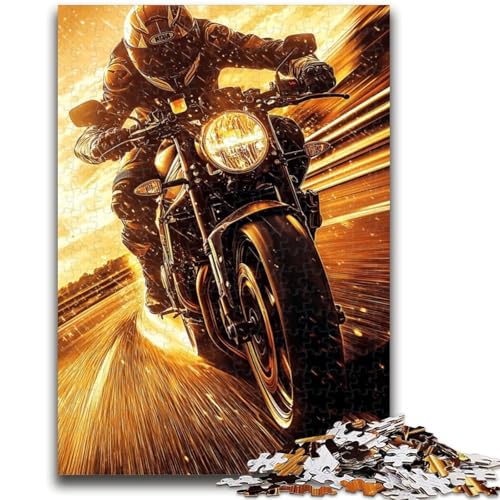 Puzzle für Erwachsene, Motorrad, Lernspielzeug, einzigartige Heimdekoration und Geschenke für Kinder ab 14 Jahren, 50x75cm Puzzle für Erwachsene, Motorrad, Lernspielzeug, einzigartige Heimdekoration und Geschenke für Kinder ab 14 Jahren, 50x75cm von ZKYUBEK