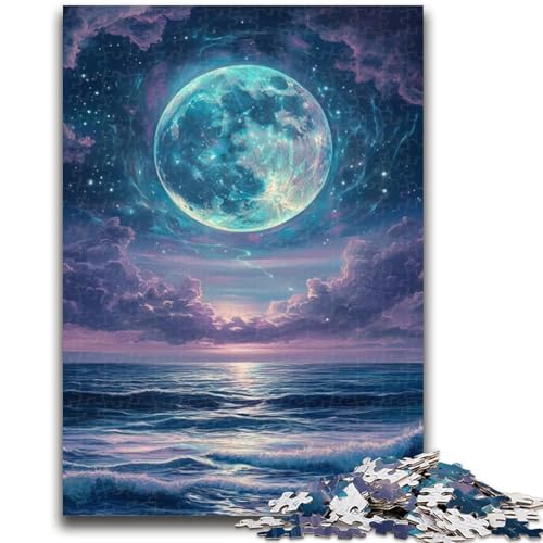 Puzzle für Erwachsene, Nachtszene, Familienspiel, Stressabbau, schwierige Herausforderung, EIN Kunstwerk für Kinder ab 14 Jahren, 26x38cm Puzzle für Erwachsene, Nachtszene, Familienspiel, Stressabbau, schwierige Herausforderung, EIN Kunstwerk für Kinder ab 14 Jahren, 26x38cm von ZKYUBEK