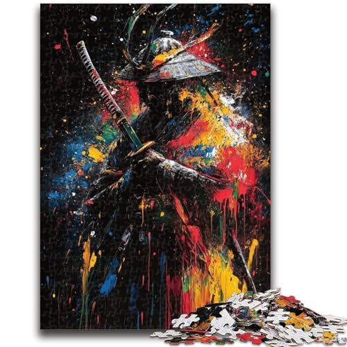 Puzzle für Erwachsene, Ninja-Samurai-Ölgemälde, Lernspielzeug, einzigartige Heimdekoration und Geschenke für Kinder ab 14 Jahren, 50x75cm Puzzle für Erwachsene, Ninja-Samurai-Ölgemälde, Lernspielzeug, einzigartige Heimdekoration und Geschenke für Kinder ab 14 Jahren, 50x75cm von ZKYUBEK