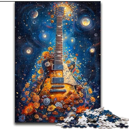 Puzzle für Erwachsene, Psychedelische Gitarren, Puzzle für Erwachsene, Größe 26x38cm, anspruchsvolles DIY-Denkspiel, perfektes Familienspiel oder dekoratives Geschenk Puzzle für Erwachsene, Psychedelische Gitarren, Puzzle für Erwachsene, Größe 26x38cm, anspruchsvolles DIY-Denkspiel, perfektes Familienspiel oder dekoratives Geschenk von ZKYUBEK