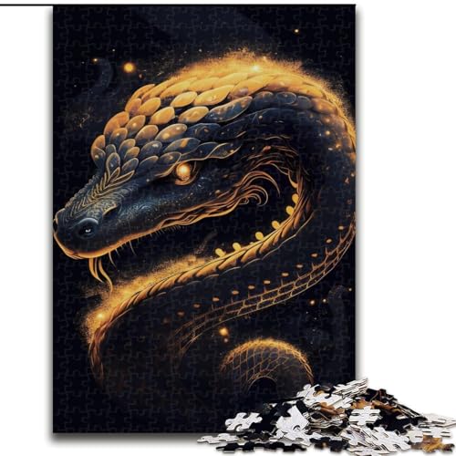 Puzzle für Erwachsene, Tierschlangen-Puzzles für Erwachsene, Größe 26x38cm, anspruchsvolles DIY-Denkspiel, perfektes Familienspiel oder dekoratives Geschenk von ZKYUBEK