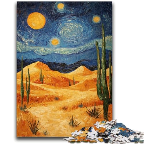 Puzzle für Erwachsene, Wüstennachthimmel, Lernspielzeug, einzigartige Heimdekoration und Geschenke für Kinder ab 14 Jahren, 50x75cm Puzzle für Erwachsene, Wüstennachthimmel, Lernspielzeug, einzigartige Heimdekoration und Geschenke für Kinder ab 14 Jahren, 50x75cm von ZKYUBEK
