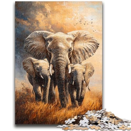 Puzzle für Erwachsene, afrikanischer Tierelefant, Lernspielzeug, einzigartige Heimdekoration und Geschenke für Kinder ab 14 Jahren, 26x38cm Puzzle für Erwachsene, afrikanischer Tierelefant, Lernspielzeug, einzigartige Heimdekoration und Geschenke für Kinder ab 14 Jahren, 26x38cm von ZKYUBEK