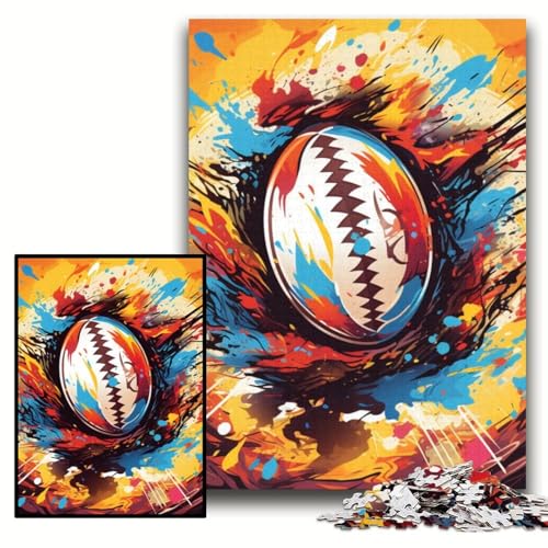 Puzzle für Erwachsene, buntes Rugby-Holzpuzzle, 50x75cm, Weihnachten, Halloween, Ostern, Neujahr Puzzle für Erwachsene, buntes Rugby-Holzpuzzle, 50x75cm, Weihnachten, Halloween, Ostern, Neujahr von ZKYUBEK
