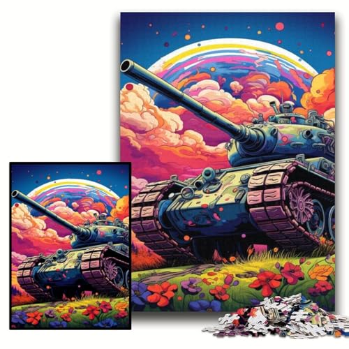 Puzzle für Erwachsene, farbenfroher Kunstpanzer, Holzpuzzle, 50x75cm, Weihnachten, Halloween, Ostern, Neujahr Puzzle für Erwachsene, farbenfroher Kunstpanzer, Holzpuzzle, 50x75cm, Weihnachten, Halloween, Ostern, Neujahr von ZKYUBEK