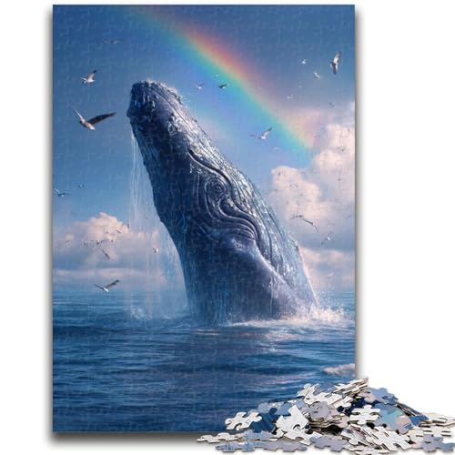 Puzzle für Erwachsene, geheimnisvoller Wal, Lernspielzeug, einzigartige Heimdekoration und Geschenke für Kinder ab 14 Jahren, 26x38cm Puzzle für Erwachsene, geheimnisvoller Wal, Lernspielzeug, einzigartige Heimdekoration und Geschenke für Kinder ab 14 Jahren, 26x38cm von ZKYUBEK