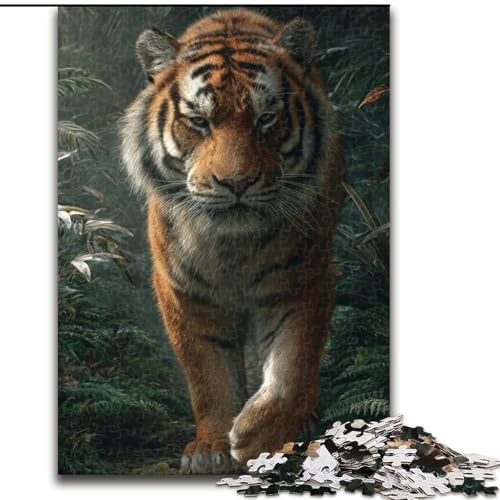 Puzzle für Erwachsene 1000 Dschungeltiger Holzpuzzle 26x38cm Interaktives Familienspiel, Gehirnherausforderung, Lernspielzeug Puzzle für Erwachsene 1000 Dschungeltiger Holzpuzzle 26x38cm Interaktives Familienspiel, Gehirnherausforderung, Lernspielzeug von ZKYUBEK