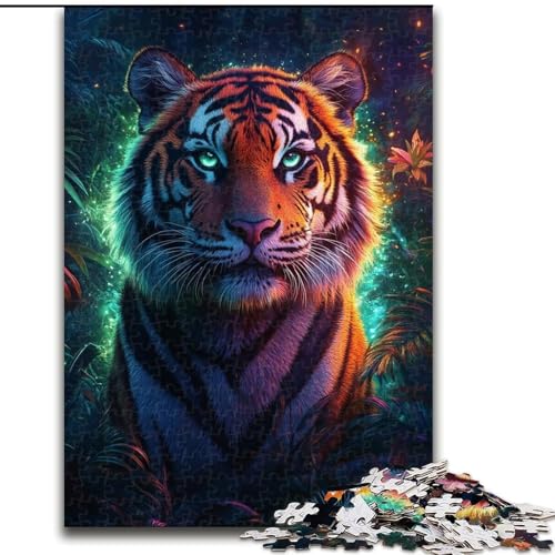Puzzle für Erwachsene 1000 Dschungeltiger Holzpuzzle 26x38cm Interaktives Familienspiel, Gehirnherausforderung, Lernspielzeug Puzzle für Erwachsene 1000 Dschungeltiger Holzpuzzle 26x38cm Interaktives Familienspiel, Gehirnherausforderung, Lernspielzeug von ZKYUBEK