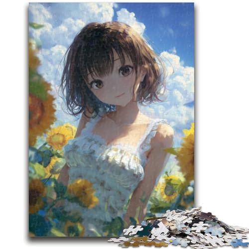 Puzzle für Erwachsene 1000 Puzzles Anime-Mädchen Lernspiele Heimdekoration Lernspiel für Geburtstag, Weihnachten 26X38CM von ZKYUBEK