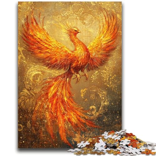 Puzzle für Erwachsene 1000 Puzzles Fantasy Phoenix Lernspiele Heimdekoration Lernspiel für Geburtstag, Weihnachten 50X75CM von ZKYUBEK