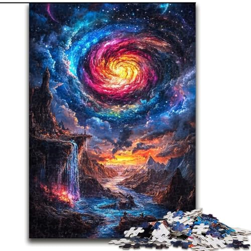 Puzzle für Erwachsene 1000 Stück, Ölgemälde mit Wirbelmuster, Holzpuzzle, 26x38cm, interaktives Familienspiel, Denksportaufgabe, Lernspielzeug Puzzle für Erwachsene 1000 Stück, Ölgemälde mit Wirbelmuster, Holzpuzzle, 26x38cm, interaktives Familienspiel, Denksportaufgabe, Lernspielzeug von ZKYUBEK