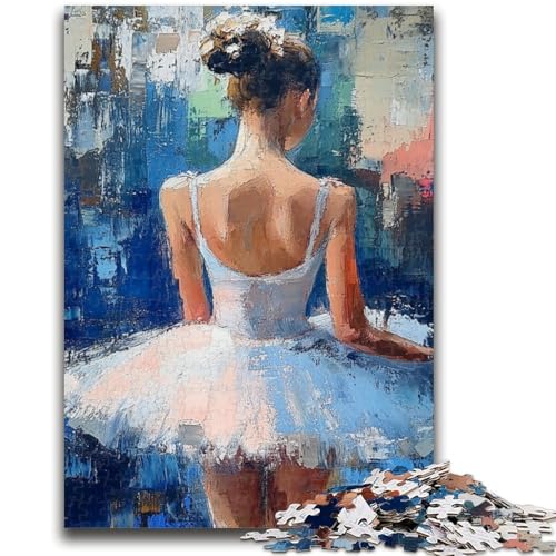 Puzzle für Erwachsene 1000 Teile Balletttänzerin, anspruchsvolle Familienaktivitätsspiele, DIY-Spielzeug für Heimwanddekorationsgeschenke, 26x38cm Puzzle für Erwachsene 1000 Teile Balletttänzerin, anspruchsvolle Familienaktivitätsspiele, DIY-Spielzeug für Heimwanddekorationsgeschenke, 26x38cm von ZKYUBEK