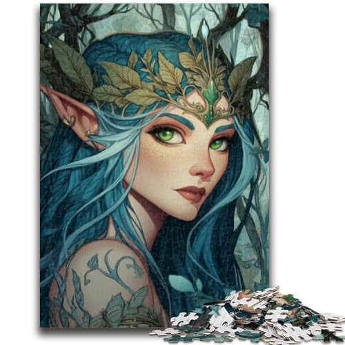 Puzzle für Erwachsene 1000 Teile Elfenmädchen, anspruchsvolle Familienaktivitätsspiele, DIY-Spielzeug für Heimwanddekorationsgeschenke, 26x38cm Puzzle für Erwachsene 1000 Teile Elfenmädchen, anspruchsvolle Familienaktivitätsspiele, DIY-Spielzeug für Heimwanddekorationsgeschenke, 26x38cm von ZKYUBEK