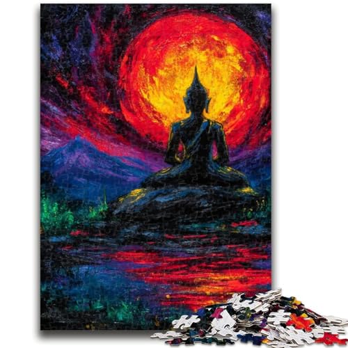 Puzzle für Erwachsene 1000 Teile Geheimnisvolle Buddha-Statue Lernspiele Heimdekoration Künstlersammlung, Bildende Kunst 26X38CM Puzzle für Erwachsene 1000 Teile Geheimnisvolle Buddha-Statue Lernspiele Heimdekoration Künstlersammlung, Bildende Kunst 26X38CM von ZKYUBEK