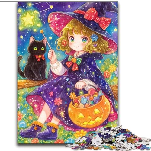Puzzle für Erwachsene 1000 Teile Katze und Anime-Mädchen Puzzles für 1000 Teile für Teenager Herausfordernde Spielzeugspiele 26X38CM Puzzle für Erwachsene 1000 Teile Katze und Anime-Mädchen Puzzles für 1000 Teile für Teenager Herausfordernde Spielzeugspiele 26X38CM von ZKYUBEK