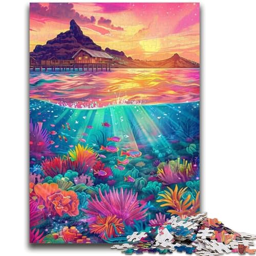 Puzzle für Erwachsene 1000 Teile Psychedelic Island Lernspiele Heimdekoration Künstlersammlung, Bildende Kunst 26X38CM Puzzle für Erwachsene 1000 Teile Psychedelic Island Lernspiele Heimdekoration Künstlersammlung, Bildende Kunst 26X38CM von ZKYUBEK