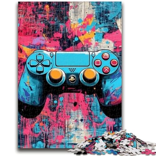 Puzzle für Erwachsene 1000 Teile Spiel Graffiti Lernspiele Heimdekoration Künstlersammlung, Bildende Kunst 26X38CM von ZKYUBEK