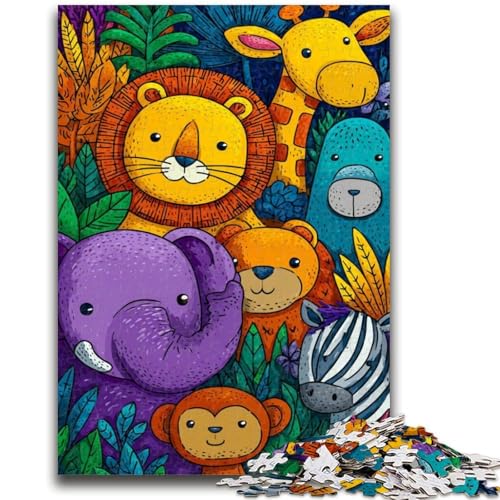 Puzzle für Erwachsene 1000 Teile Tierwelt Lernspiele Heimdekoration Künstlersammlung, Bildende Kunst 26X38CM Puzzle für Erwachsene 1000 Teile Tierwelt Lernspiele Heimdekoration Künstlersammlung, Bildende Kunst 26X38CM von ZKYUBEK