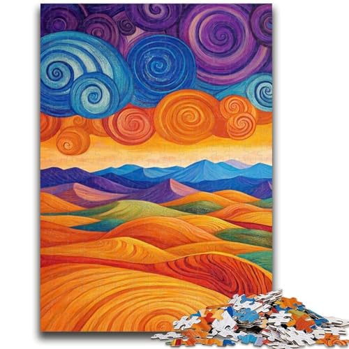 Puzzle für Erwachsene 1000 Teile Wüstenlandschaft, anspruchsvolle Familienaktivitätsspiele, DIY-Spielzeug für Heimwanddekorationsgeschenke, 50x75cm Puzzle für Erwachsene 1000 Teile Wüstenlandschaft, anspruchsvolle Familienaktivitätsspiele, DIY-Spielzeug für Heimwanddekorationsgeschenke, 50x75cm von ZKYUBEK