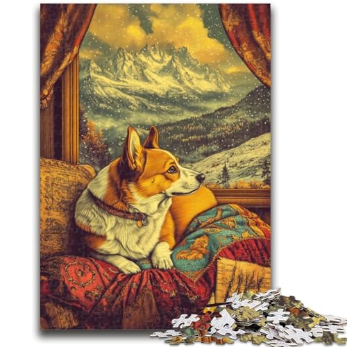 Puzzle für Erwachsene Happy Corgi Lernspielzeug Einzigartige Heimdekoration und Geschenke für Kinder ab 14 Jahren 50x75cm Puzzle für Erwachsene Happy Corgi Lernspielzeug Einzigartige Heimdekoration und Geschenke für Kinder ab 14 Jahren 50x75cm von ZKYUBEK