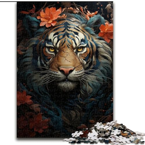 Puzzle für Erwachsene Mystic Tiger – Größe 50x75cm – Lernspiel für den Kopf – Künstlerische Heim- und Bürodekoration – Ab 14 Jahren von ZKYUBEK
