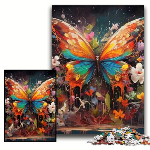 Puzzle für Erwachsene Schmetterlings-Puzzle für Erwachsene 50x75cm Anspruchsvolles DIY-Denkspiel, perfektes Familienspiel oder dekoratives Geschenk Puzzle für Erwachsene Schmetterlings-Puzzle für Erwachsene 50x75cm Anspruchsvolles DIY-Denkspiel, perfektes Familienspiel oder dekoratives Geschenk von ZKYUBEK