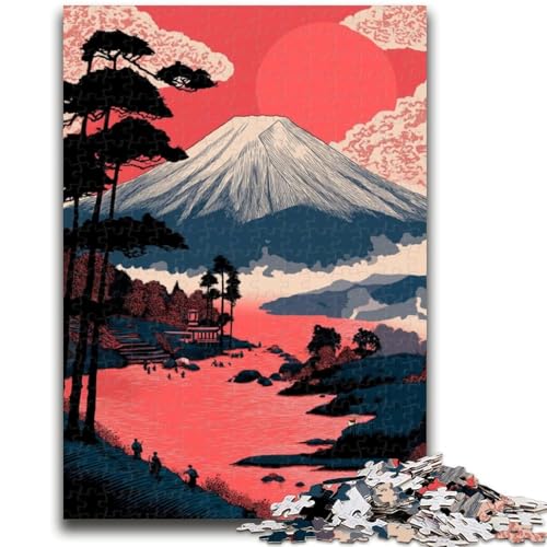 Puzzle für Erwachsene und Jugendliche, 1000 Teile, Berg Fuji, dekomprimierendes intellektuelles Lernspielzeug, ganze Familie, 26x38cm Puzzle für Erwachsene und Jugendliche, 1000 Teile, Berg Fuji, dekomprimierendes intellektuelles Lernspielzeug, ganze Familie, 26x38cm von ZKYUBEK